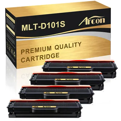 4-Pk/Pack Samsung MLT-D101S Black Toner Cartridge ML-2165W SCX-3405W SF760P • $39.89