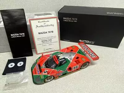 Autoart Mazda 787B Le Mans 1991 Winning Car 1/18 Scale DieCast Charge Renown • $648