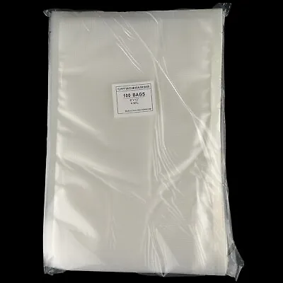 100-800 Quart 8 X12  Embossed Vacuum Sealer Bag Food Saver Storage Package 4Mil • $19.99