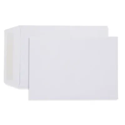 Plainface C5 Pocket Peel And Seal White Envelopes • $1.99