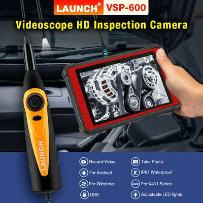 LAUNCH X431 Videoscope HD Inspection Camera Endoscope Work On Android X431 PRO V • $63