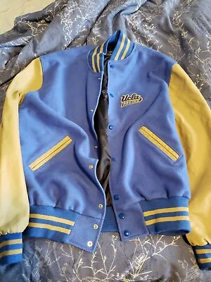 UCLA Bruins Holloway Wool And Leather Letterman Jacket--Large • $150