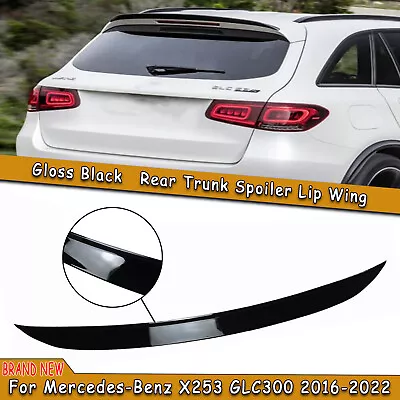 Gloss Black Rear Trunk Wing Lid Spoiler For Mercedes-Benz X253 GLC300 AMG 16-22 • $46.58