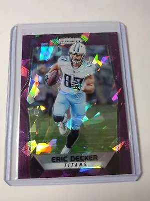 2017 Panini Prizm Eric Decker /75 Purple Ice #112 • $1.50