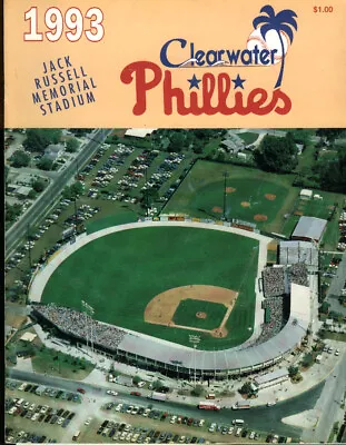 Clearwater Phillies Vs St Lucie Mets Program Scorecard 1993 • $16.50