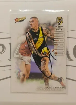 Richmond Tigers - Dustin Martin Signed Afl 2019 Select Footy Stars Card • $95