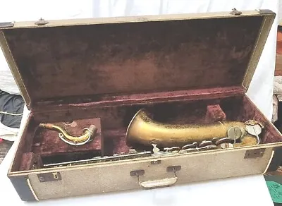 Martin Brass Tenor Committee 1937 Handcrafted No 137666  Saxophone  Hard Case • $1200