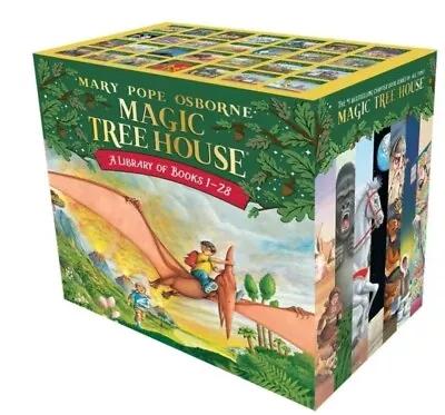 Magic Tree House Books 1-28 Boxed Set By Mary Pope Osborne - PACKAGING OPENING • $65