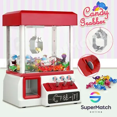 Kids Toy Candy Grabber Claw Machine Carnival Style Gaming Vending Arcade Prize • $89.59