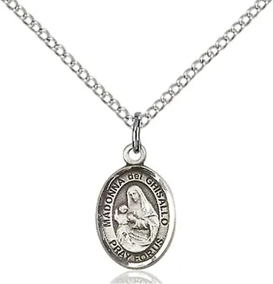 Sterling Silver Saint Madonna Del Ghisallo Charm Medal 1/2 Inch • $67.95