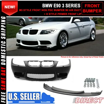 $632.99 • Buy For 06-08 BMW 3 Series Pre Lci Front Non Pdc Bumper Air Duct + H Style Lip