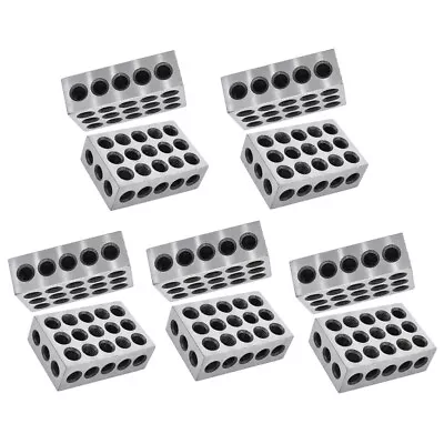 1-2-3 BLOCKS 23 HOLES .0002  MACHINIST 123 5 MATCHED PAIRS ULTRA PRECISION New • $56.80