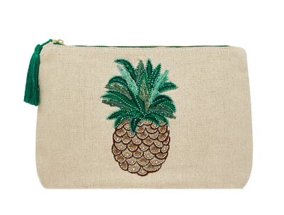 £8.99 • Buy Accessorize Embellished Bag, Pineapple Bag, Bn Pouch Bag,holiday Bag/make-up Bag