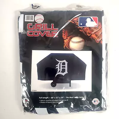 Detroit Tigers BBQ Grill Cover Full Length Heavy Duty MLB New Rico Industries • $34.99