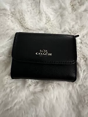 Coach Crossgrain Leather Wallet Black • £42.76