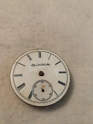 Vintage Elgin National Watch Co Pocket Watch Movement 18S Project 3302660 • $17.63