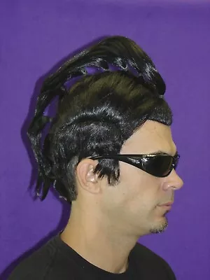 $10.95 • Buy Mohawk Punk Rocker Skater Goth Halloween Costume Wig