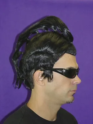 Mohawk Punk Rocker Skater Goth Halloween Costume Wig • $10.95