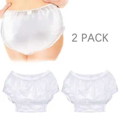 £11.18 • Buy Ladies/Mens  Waterproof Incontinence Briefs Pants Knickers Clear Diaper Cover
