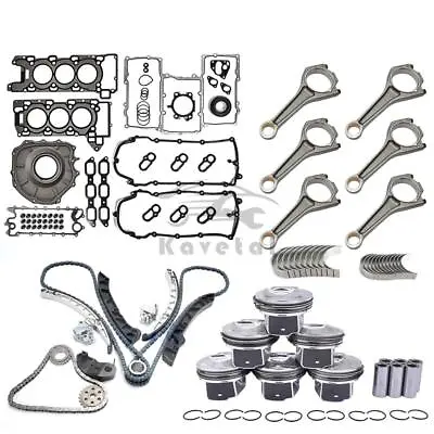 AJ126 Engine Rebuild Overhaul Kit W/ Rod & Timing Kit For Jaguar Land Rover 3.0L • $639.40