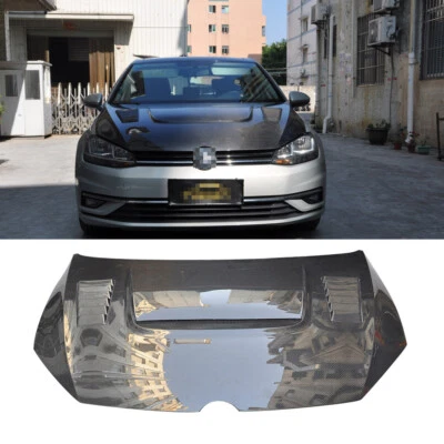 $1298.65 • Buy For VW Golf GTI MK7 7.5 2015-20 Carbon Fiber Engine Hood VR Style Bonnet Cover 