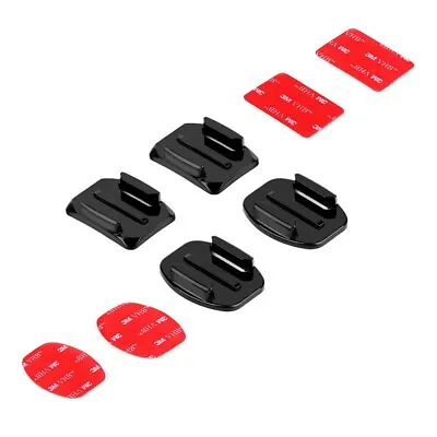 Flat Curved 3M Adhesive Sticker Base Mount For GoPro Hero DJI Insta360 Xiaomi Yi • $10.95