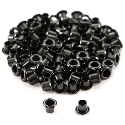 (#6-6) - (3/16in) - Black Kydex Holster Eyelets - (25 50 100 Qty) - (USA Made) • $7.45