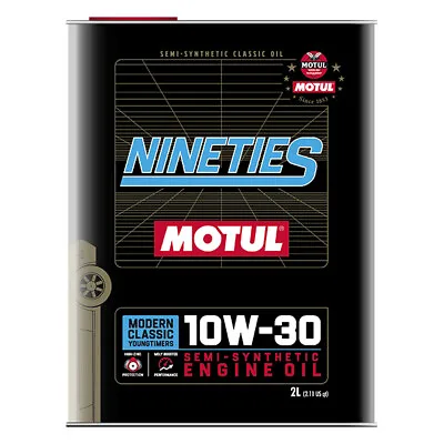 Motul Classic Nineties 10W30 2 Liter Semi-Synthetic Modern Classic 10W-30 110620 • $22.99