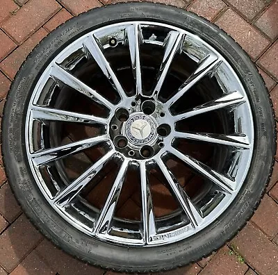 2015-2017 Mercedes CLS-Class 19x8.5 OEM AMG FRONT Wheel Rim P/N- A2184011100 • $698.97