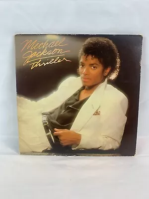 MICHAEL JACKSON Thriller Vinyl LP Record Album 1982 Epic 38112 Gatefold Sleeve • $20