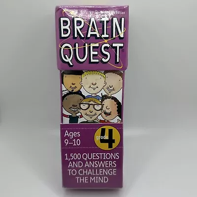 Brain Quest Grade 4 Q&A Cards: 1500 Questions Answers To Challenge The Mind • $13.99