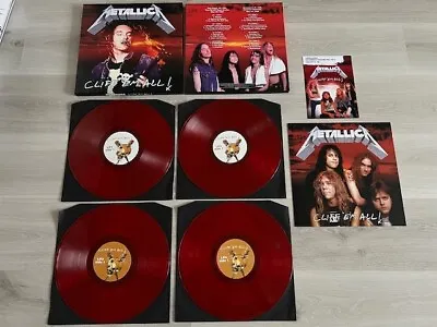 Metallica - Cliff Ém All Lim. + Num. 4lp (red) Boxset        Slayermegadeth • $169.99