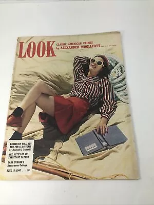 1940 JUNE 18 LOOK MAGAZINE - GREAT PHOTOS AND ADS -ST 1457 First Of A New Series • $25