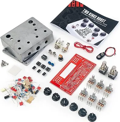 StewMac Two Kings Boost Pedal Kit With Bare Enclosure • $138.17