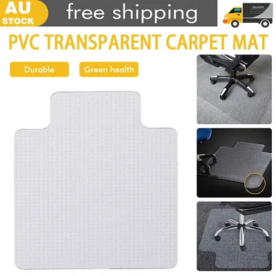 $37.09 • Buy Home Office PVC Chairmat Chair Mat For Carpet Hard Floor Protector Computer Work