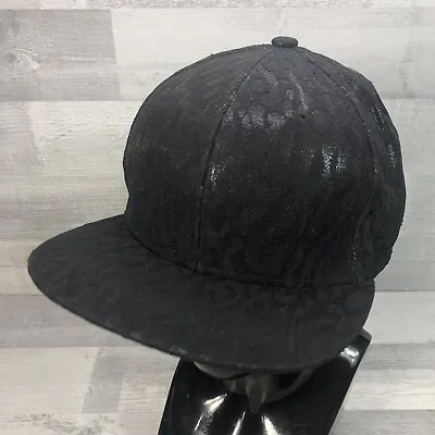 H&M Divided Women's Ladies Hat Cap Fitted Black Large 58cm Adult • £6.71