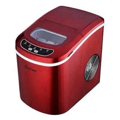 Red Portable Compact Electric Ice Maker Machine Mini Cube 26 Lbs/Day • $119.99