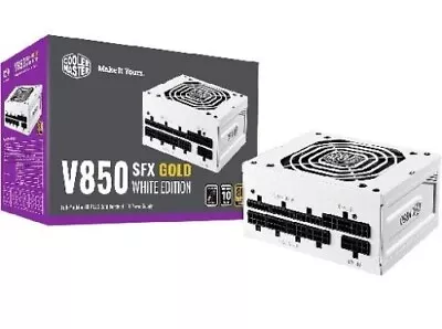 Cooler Master V850 White Edition 850W 80 Plus Gold SFX Power Supply (US Plug) • $96.50