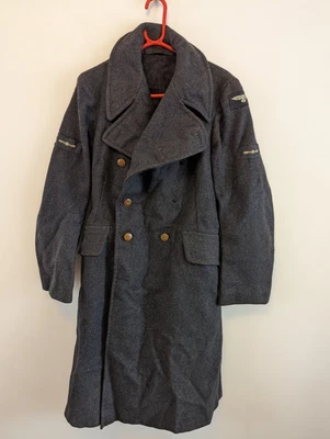 £95 • Buy British Military RAF Great Coat Blue 1951