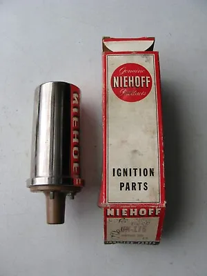 Vintage Niehoff UN-176 Chrome Ignition Coil For 1965-1973 Ford Mustang • $21.24