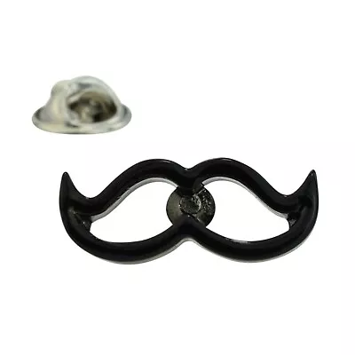 £4.99 • Buy Outline Moustache Lapel Pin Badge X2AJTP317