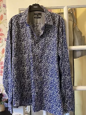 Mens M&S Autograph Shirt Long Sleeve Size 2XL • £7