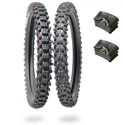 70/100-19 Front And Rear Off Road Tires For Sur Ron And Segway Including Tubes • $89.92