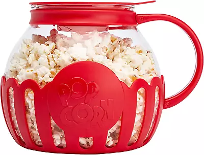 Patented Micro-Pop Microwave Popcorn Popper With Temperature Safe Glass 3-In-1 • $29.96