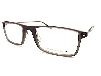 Porsche Design Titanium Glasses Frame Matte Grey 55mm Men's Eyeglasses P8384 C • £99.99