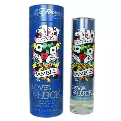 Ed Hardy Love & Luck By Christian Audigier 3.4 Oz Eau De Toilette Spray For Men • $27.11