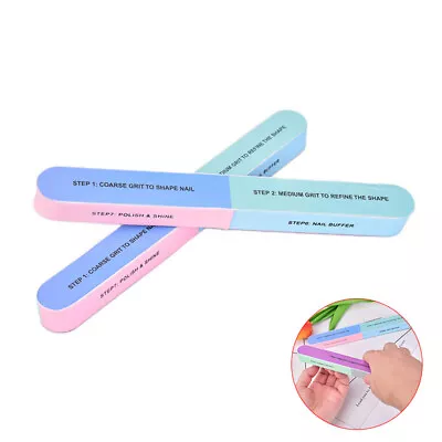 Nail File Buffer Shiner Finger Toe Manicure Pedicure Polishing Sanding Beauty-OR • $1.20