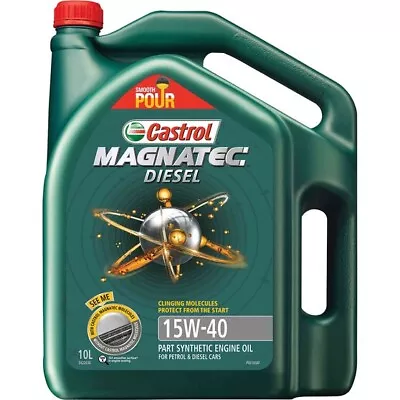 Castrol Magnatec Diesel 15W-40 Engine Oil 10L - 3422638 • $60