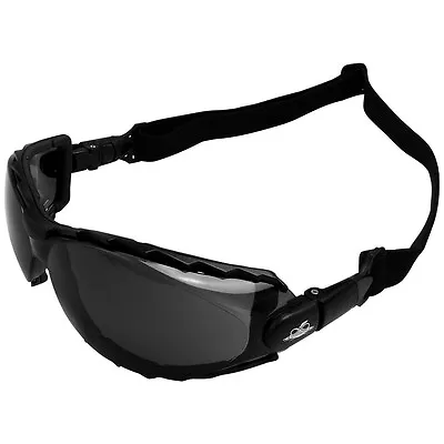 Motorcycle Biker Safety Padded Sunglasses Goggles Anti-fog Wear 4 Ways • $16.95