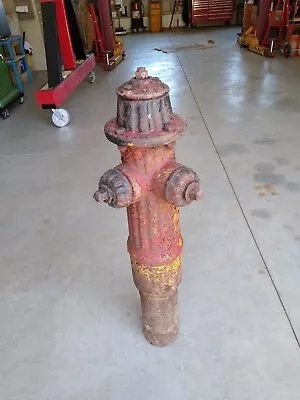 $310 • Buy Antique Bourbon Copper Fire Hydrant Vintage- Full Bottom Flange-Dover OH.